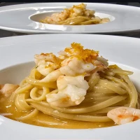 LINGUINE CON GAMBERETTI E BOTTARGA